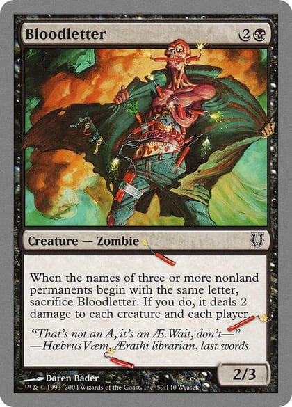 Bloodletter, Unhinged 50