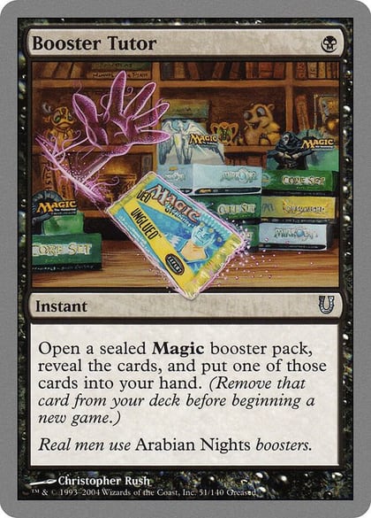 Booster Tutor, Unhinged 51