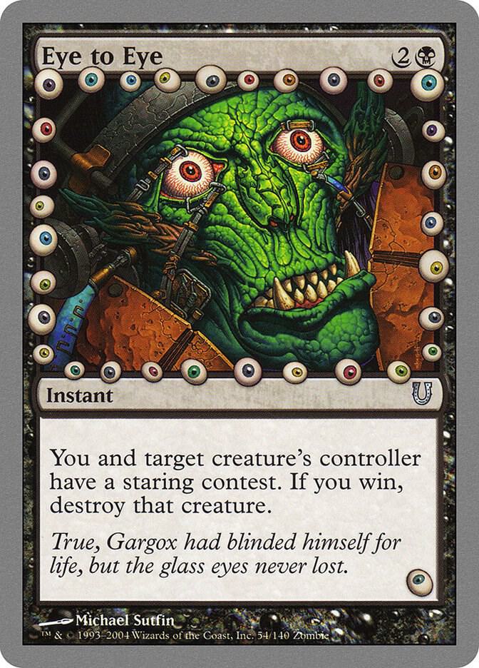 Eye to Eye, Unhinged 54
