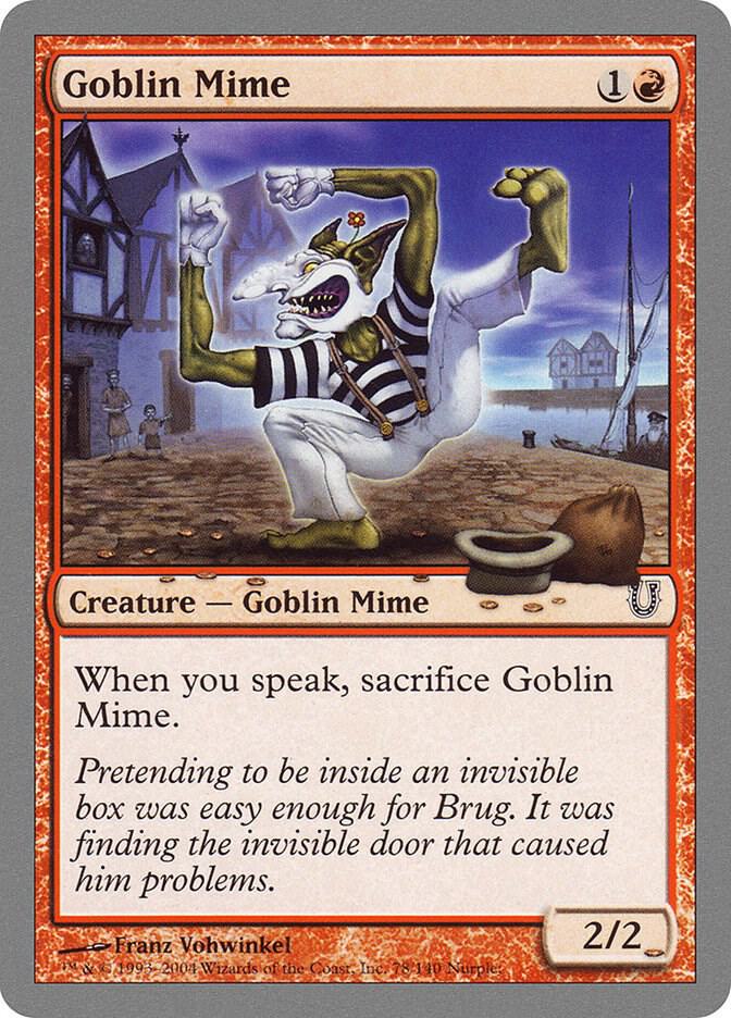 Goblin Mime, Unhinged 78