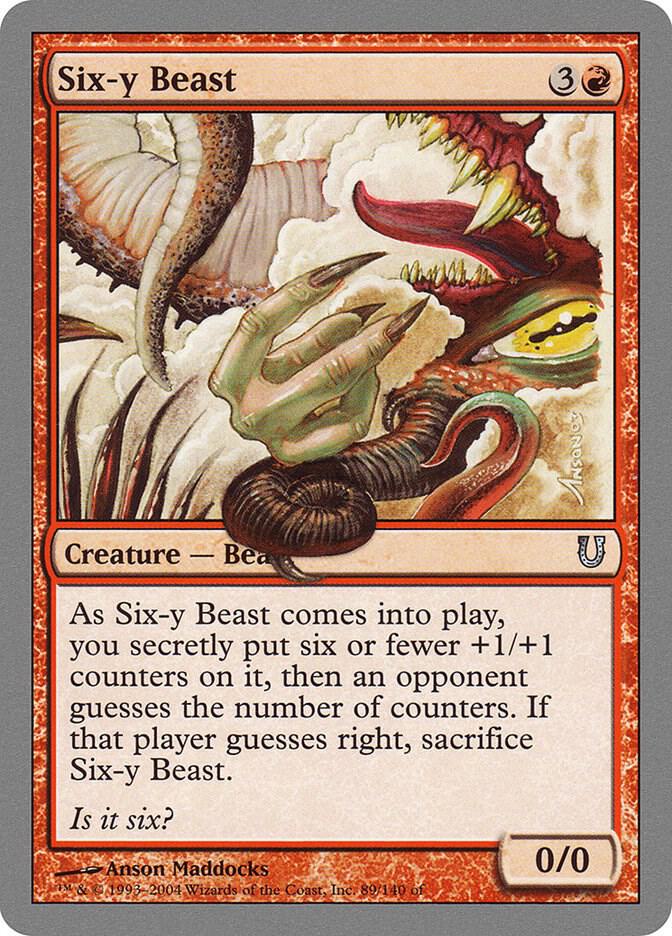 Six-y Beast, Unhinged 89