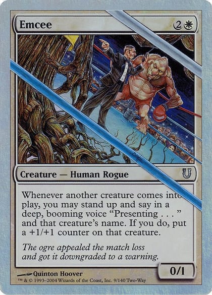 Emcee (Alternate Foil), Unhinged 9