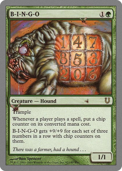 B-I-N-G-O, Unhinged 92