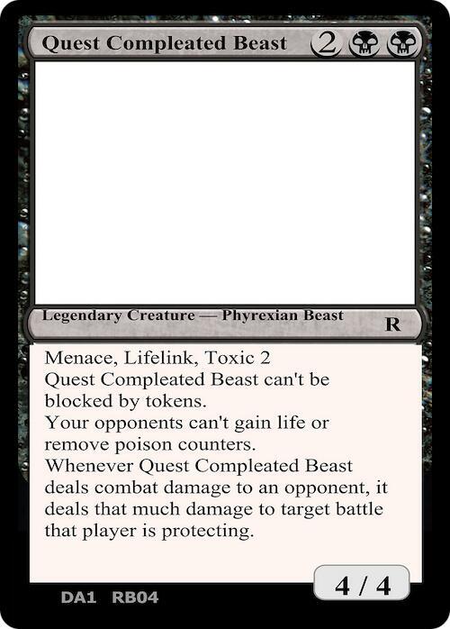 Quest Compleated Beast, Un-Known Event Playtest Cards #496886