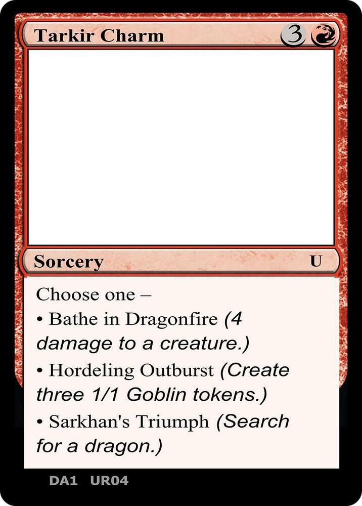 Tarkir Charm, Un-Known Event Playtest Cards #496924