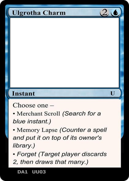 Ulgrotha Charm, Un-Known Event Playtest Cards #496934