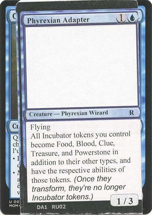 Phyrexian Adapter, Un-Known Event Playtest Cards #496938