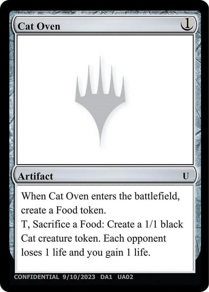 Cat Oven, Un-Known Event Playtest Cards #532608
