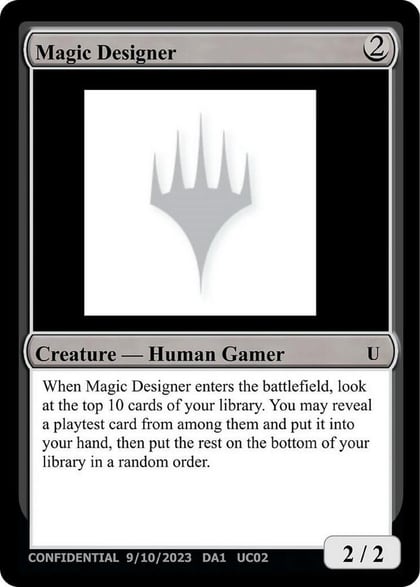 Magic Designer, Un-Known Event Playtest Cards #532614