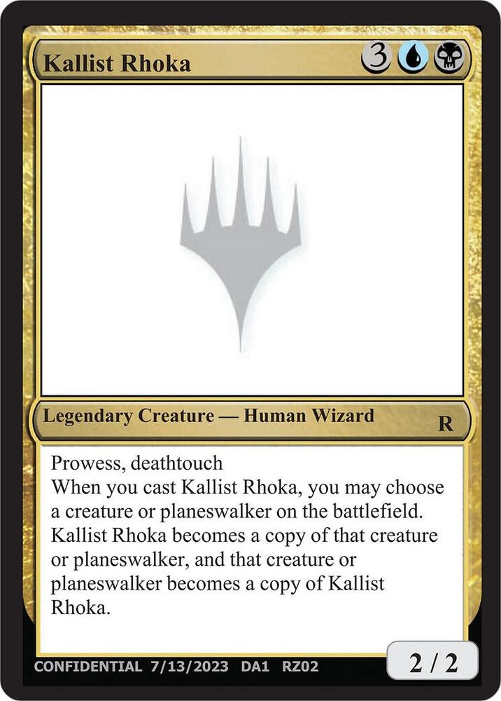 Kallist Rhoka, Un-Known Event Playtest Cards #532618