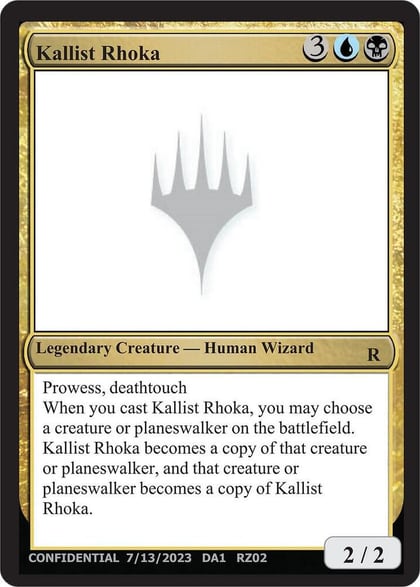Kallist Rhoka, Un-Known Event Playtest Cards #532618