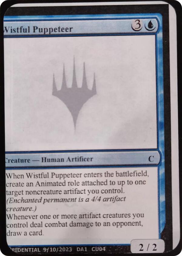 Wistful Puppeteer, Un-Known Event Playtest Cards #548353
