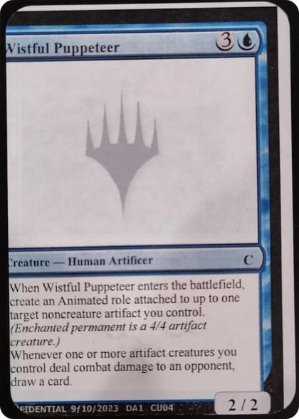 Wistful Puppeteer, Un-Known Event Playtest Cards #548353