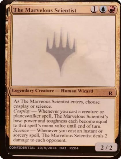 The Marvelous Scientist, Un-Known Event Playtest Cards #593787
