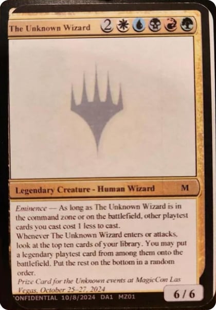 The Unknown Wizard, Un-Known Event Playtest Cards #593793