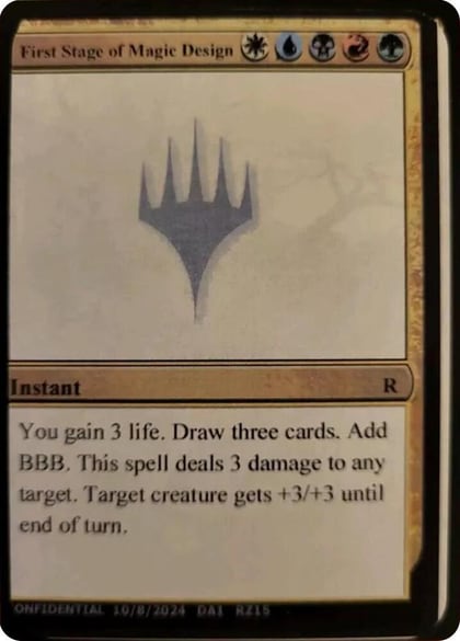 First Stage of Magic Design, Un-Known Event Playtest Cards #593797