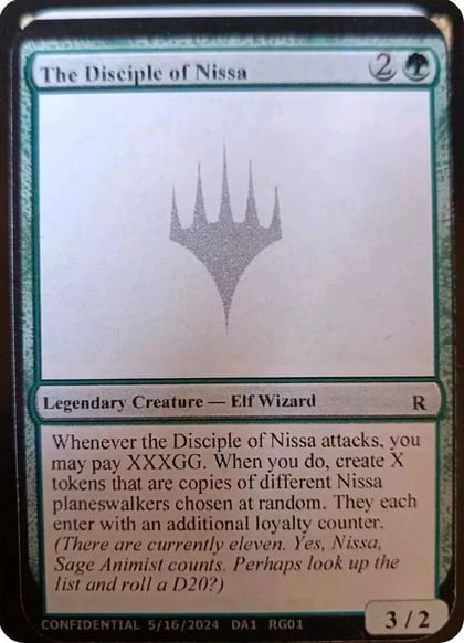 The Disciple of Nissa, Un-Known Event Playtest Cards #593800
