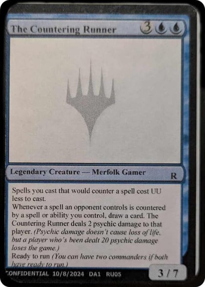 The Countering Runner, Un-Known Event Playtest Cards #596122