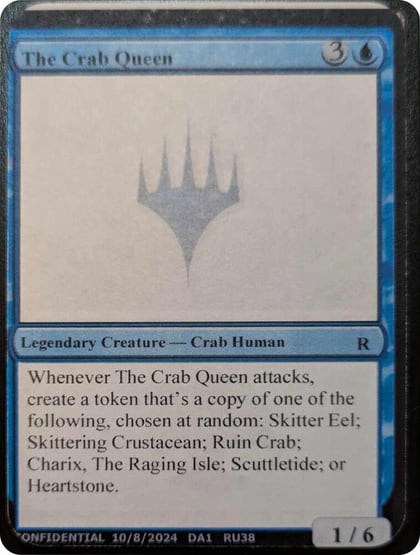 The Crab Queen, Un-Known Event Playtest Cards #596129