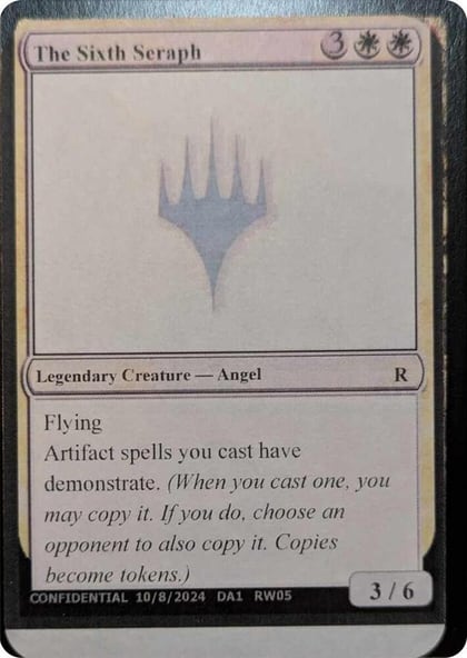 The Sixth Seraph, Un-Known Event Playtest Cards #596165