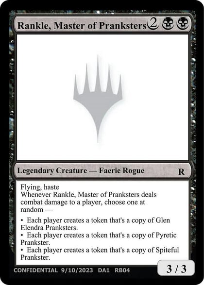Rankle, Master of Pranksters, Un-Known Event Playtest Cards #599970