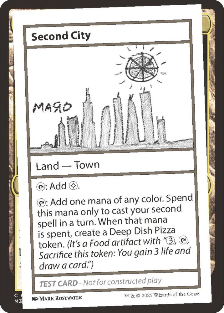 Second City, Un-Known Event Playtest Cards #616942