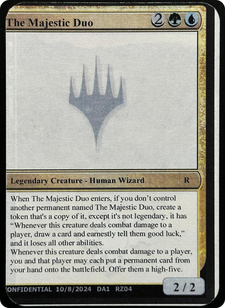 The Majestic Duo, Un-Known Event Playtest Cards #631089
