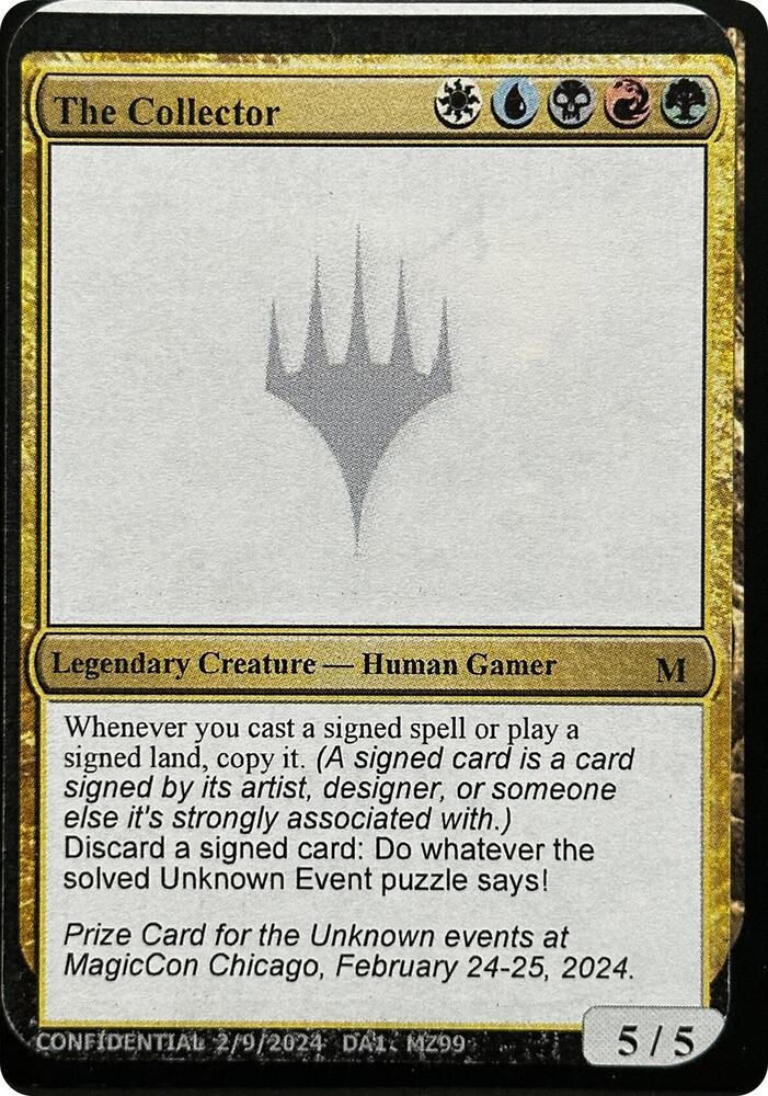 The Collector, Un-Known Event Playtest Cards #631090