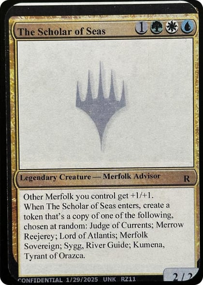 The Scholar of Seas, Un-Known Event Playtest Cards #631714
