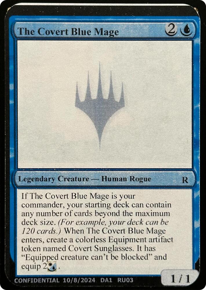 The Covert Blue Mage, Un-Known Event Playtest Cards #631721