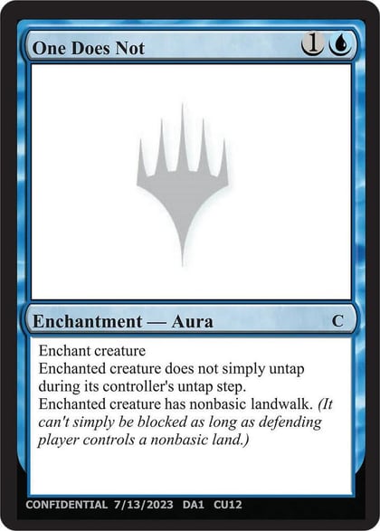 One Does Not, Un-Known Event Playtest Cards #632775