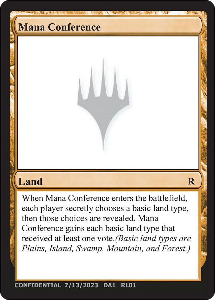 Mana Conference, Un-Known Event Playtest Cards #632814