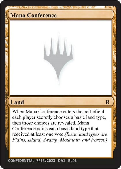 Mana Conference, Un-Known Event Playtest Cards #632814