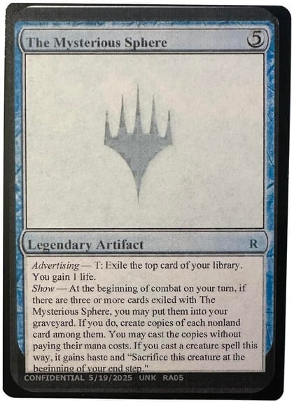 The Mysterious Sphere, Un-Known Event Playtest Cards #640241
