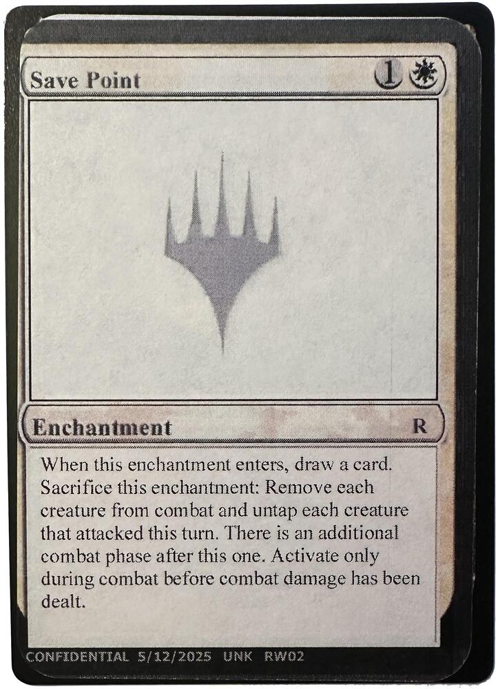 Save Point, Un-Known Event Playtest Cards #640246