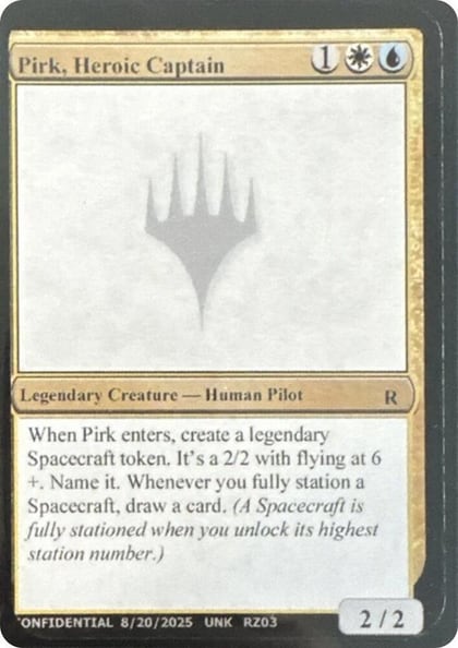 Pirk, Heroic Captain, Un-Known Event Playtest Cards #664545