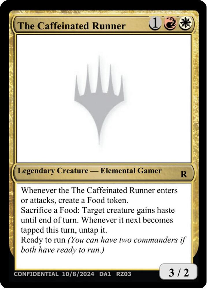 The Caffeinated Runner, Un-Known Event Playtest Cards #687705