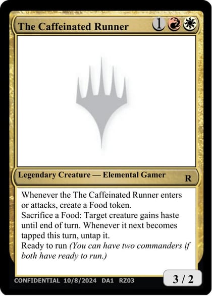 The Caffeinated Runner, Un-Known Event Playtest Cards #687705