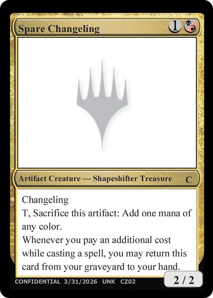 Spare Changeling, Un-Known Event Playtest Cards #712874
