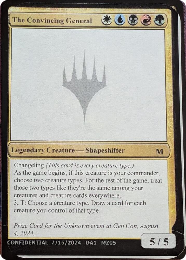The Convincing General, Un-Known Event Playtest Cards #712918
