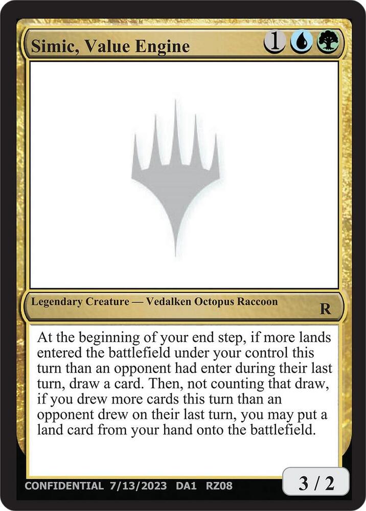 Simic Value Engine, Un-Known Event Playtest Cards #712919