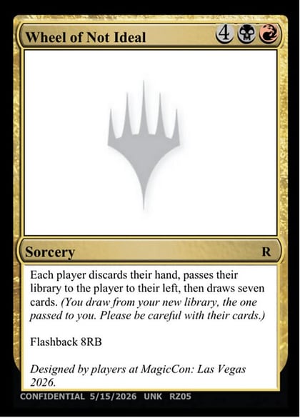 Wheel of Not Ideal, Un-Known Event Playtest Cards #712923