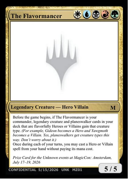 The Flavormancer, Un-Known Event Playtest Cards #713775