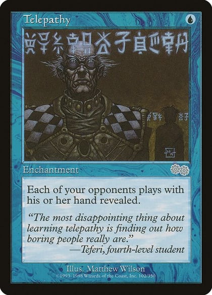 Telepathy, Urza's Saga 102