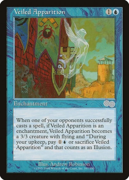 Veiled Apparition, Urza's Saga 107