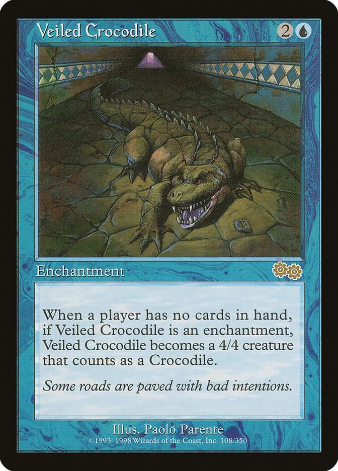 Veiled Crocodile, Urza's Saga 108