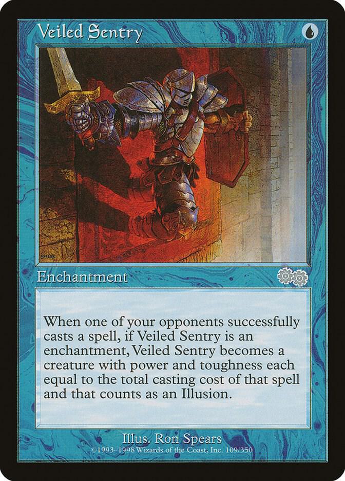 Veiled Sentry, Urza's Saga 109