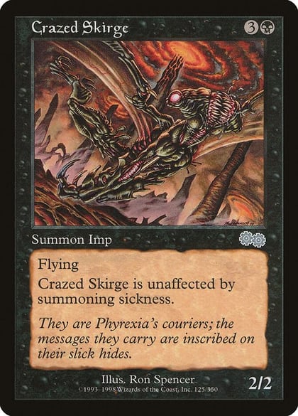 Crazed Skirge, Urza's Saga 125