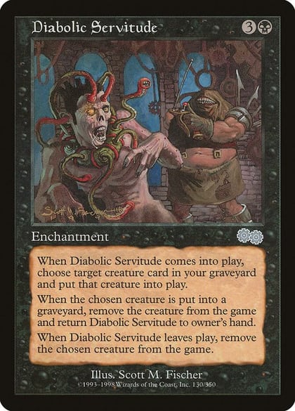 Diabolic Servitude, Urza's Saga 130