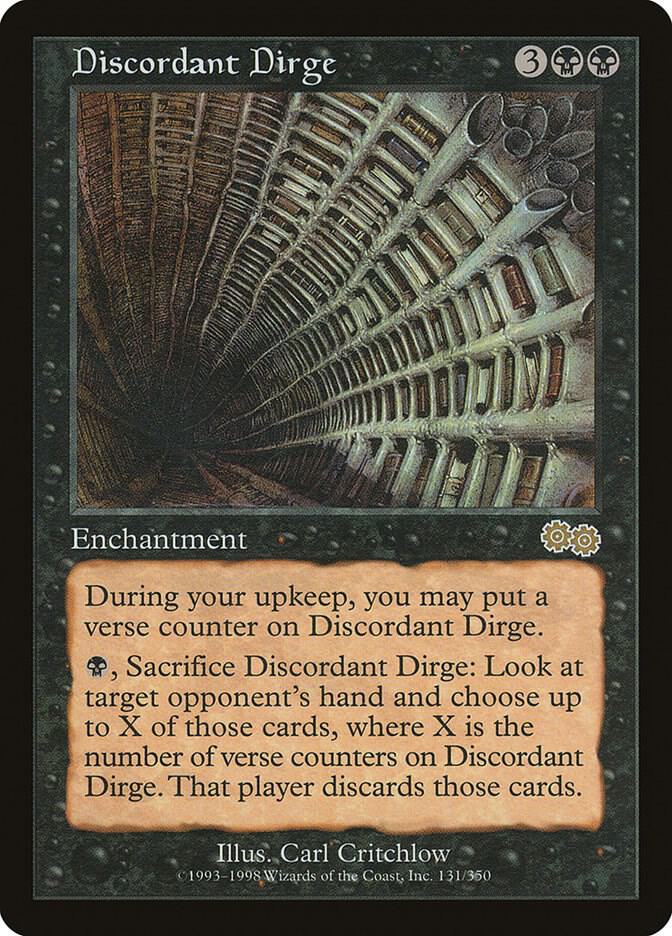 Discordant Dirge, Urza's Saga 131